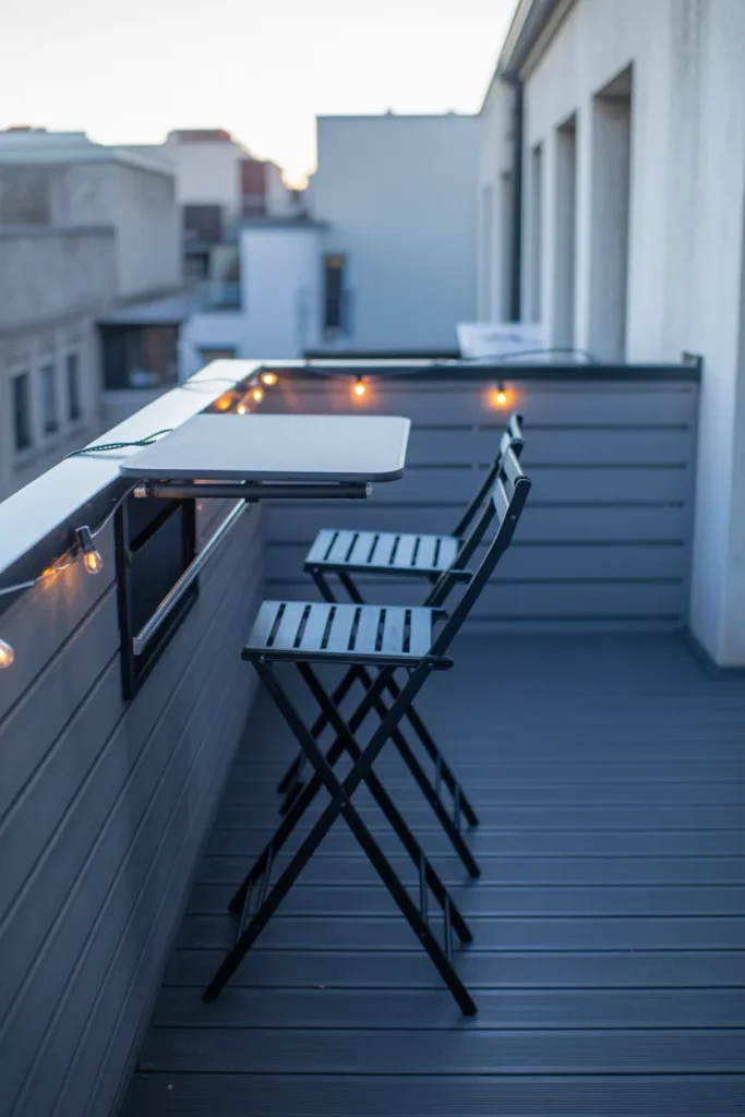 The Small Deck Bar That Maximizes a 100-Square-Foot Outdoor Space