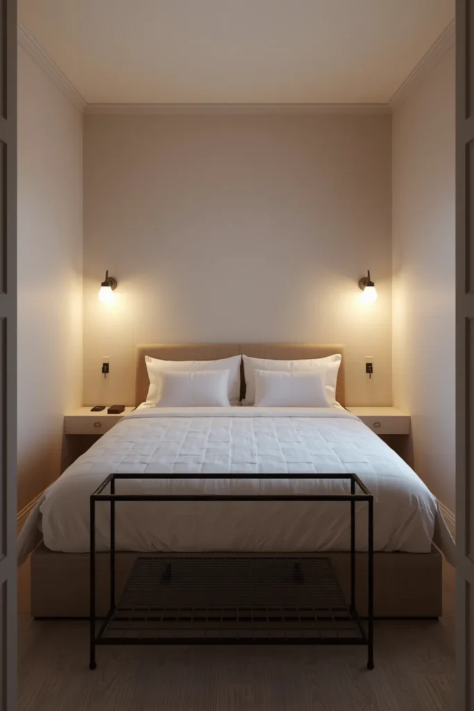 The Small Guest Bedroom Layout That Fits a Queen Bed Without Feeling Cramped