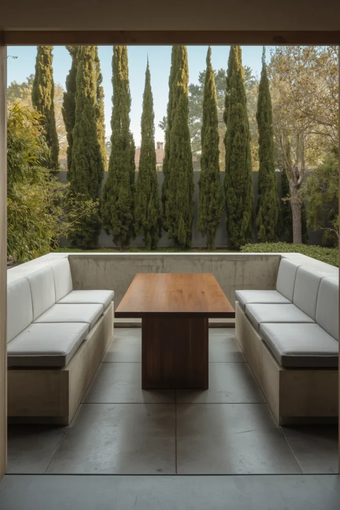 The U-Shape Layout That Turns a Breakfast Patio Into a Gathering Spot