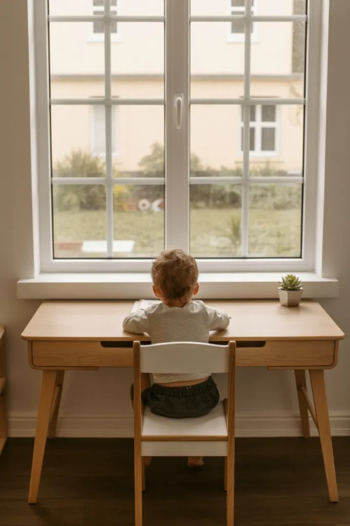 The Window-Facing Desk That Uses Natural Light as a Focus Tool