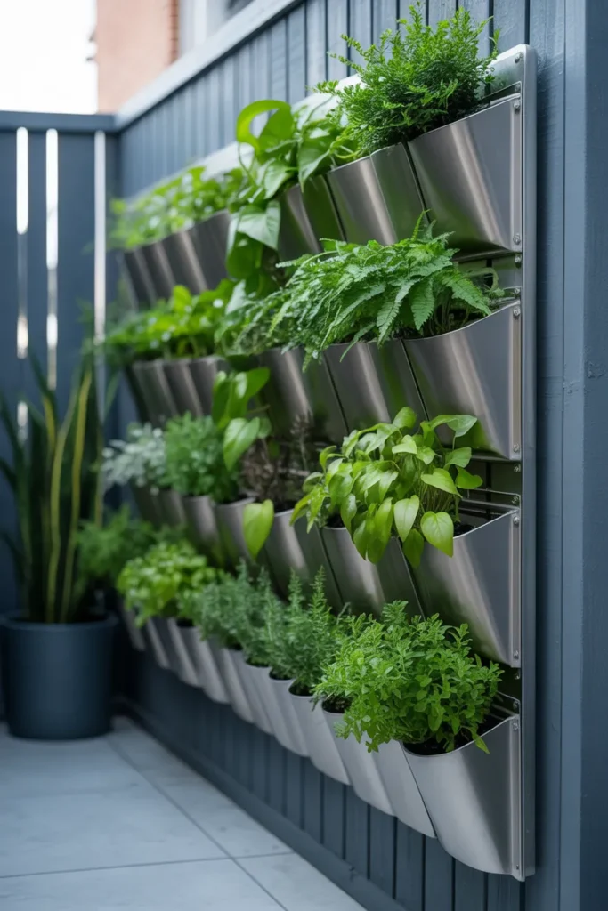 Vertical Garden Walls That Solve the Small Space Problem