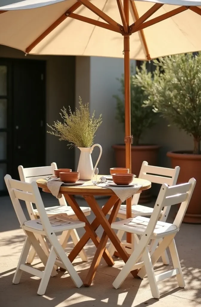 Bring the Dining Table Outside With a Streamlined Al Fresco Setup