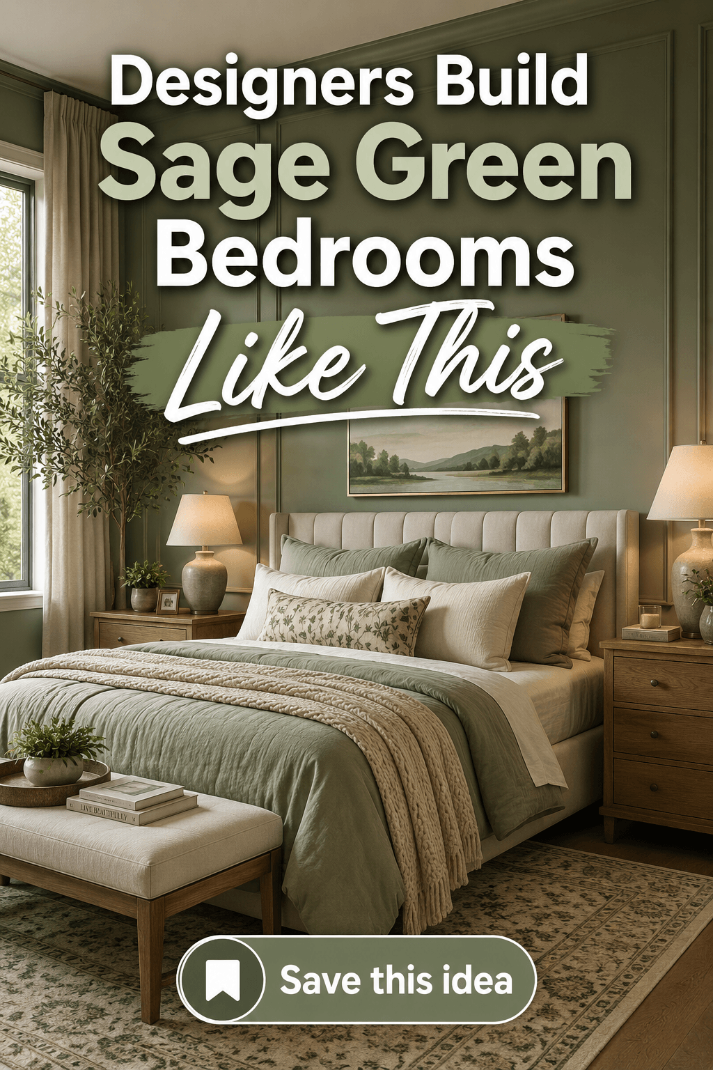 Calming Sage Green Bedroom Ideas