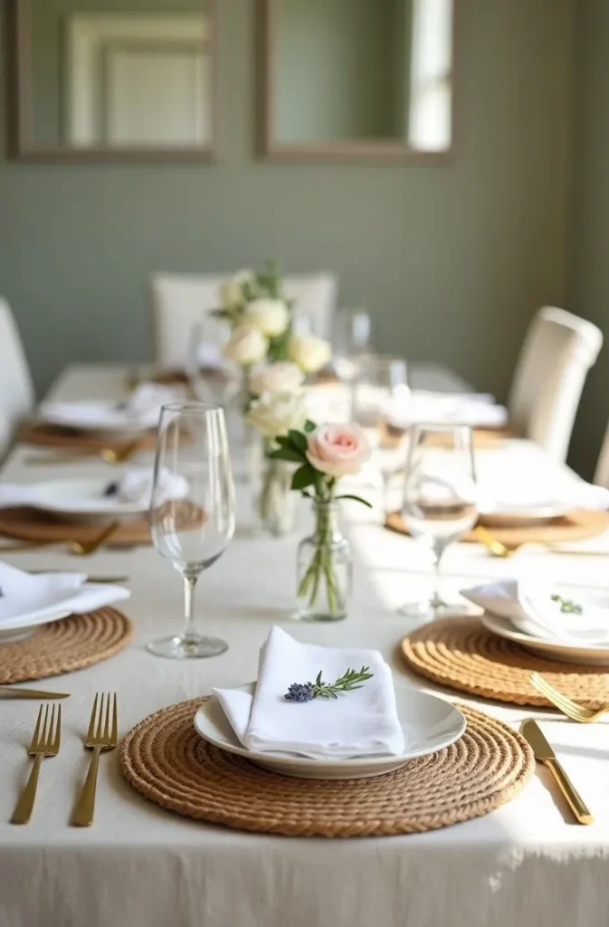 Create a Tiered Table Setting With Charger Plates for Effortless Summer Elegance