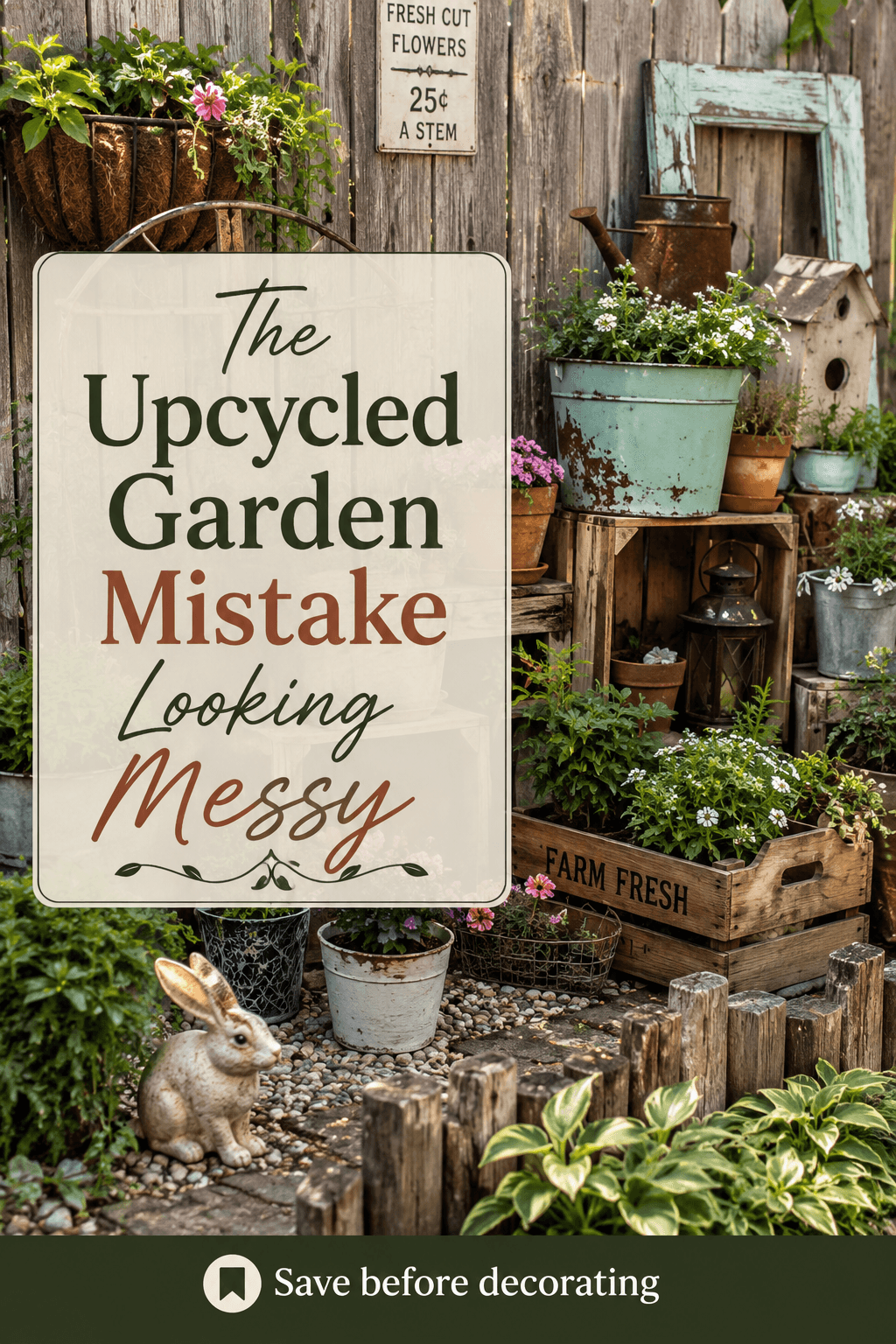 DIY Upcycled Garden Ideas