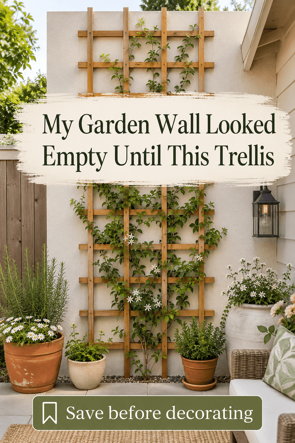 DIY Wooden Trellis Ideas
