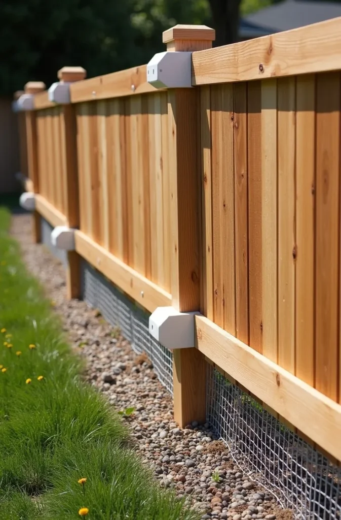Escape-Proof Fence System Using Coyote Rollers and Dig Guards