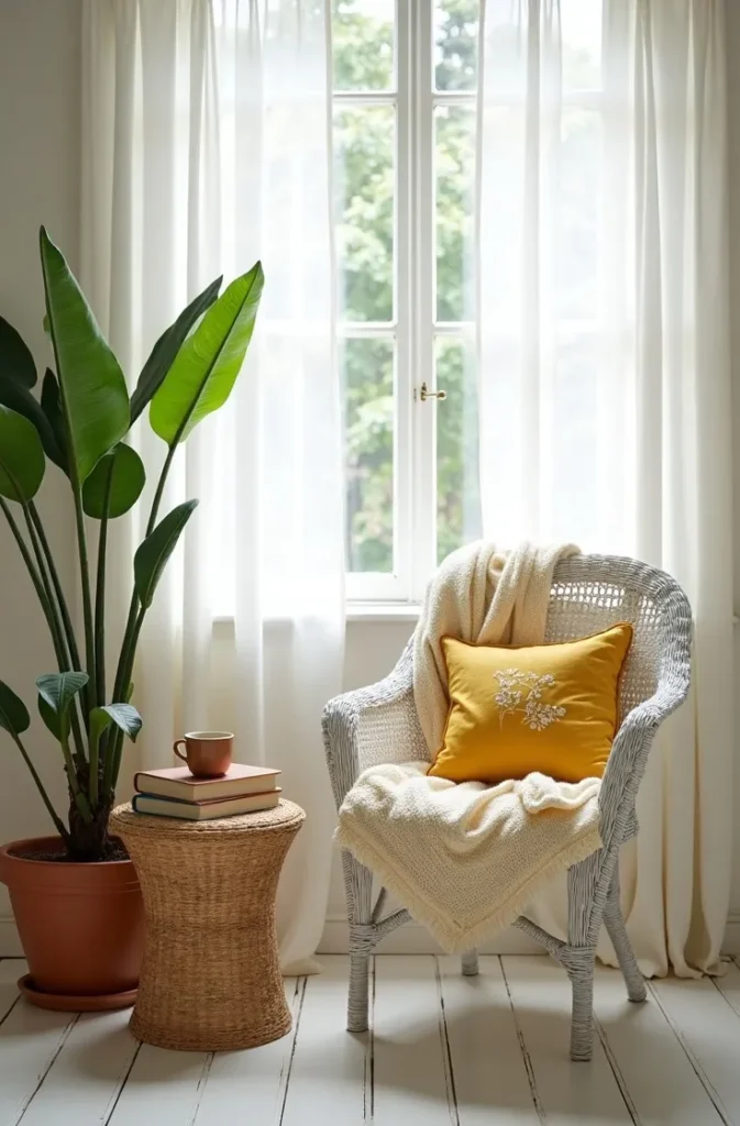 Incorporate a Sunroom or Reading Corner With Wicker and Rattan Furniture