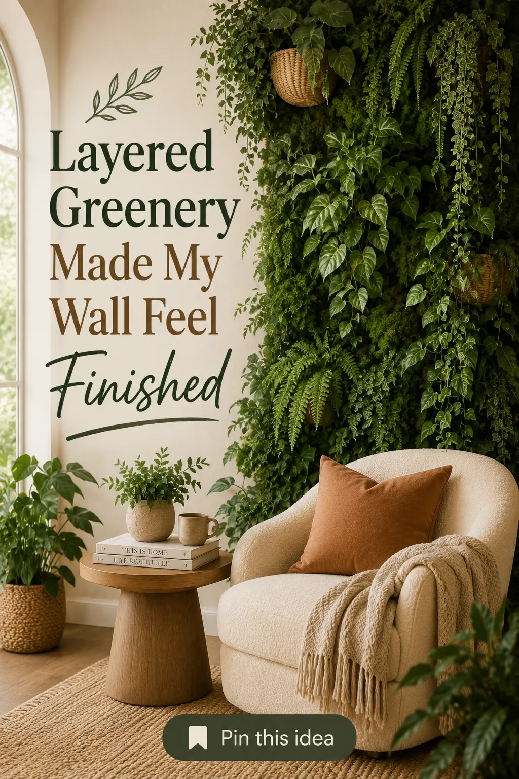 Indoor Plant Mural Wall