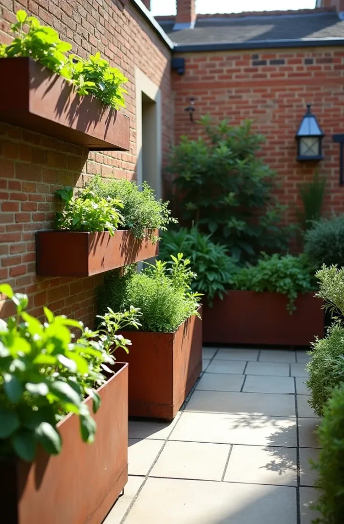 Install Slim Raised Beds Along One Wall for an Urban Kitchen Garden