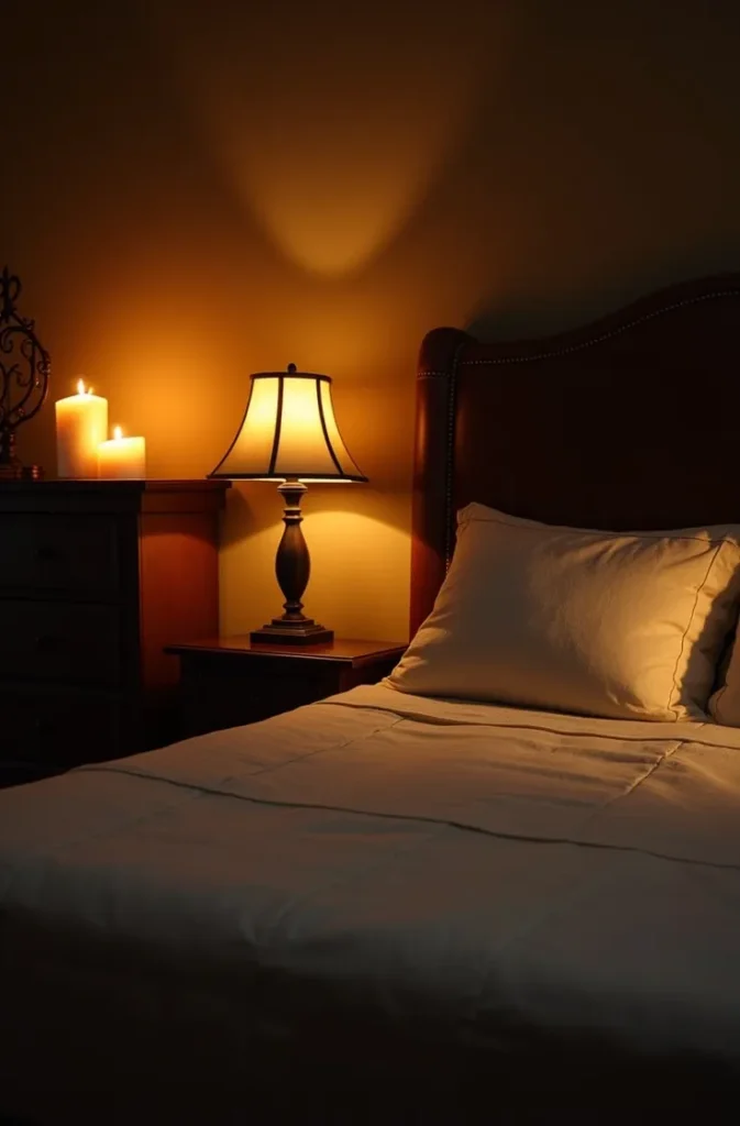 Layered Ambient Lighting With Candles and Low Fixtures for Evening Mood