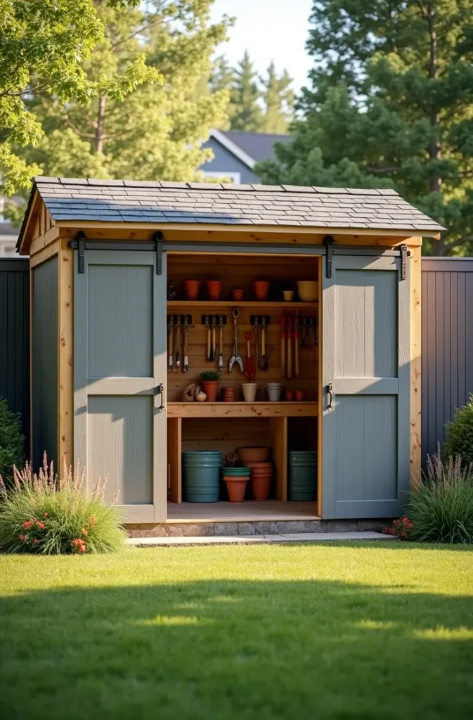Lean-To Shed Against the House or Fence The Space-Efficient Side-Yard Solution