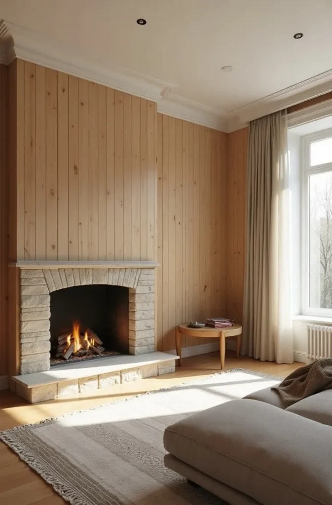 Leave Knotty Pine Natural and Balance It With White Trim and Ceilings
