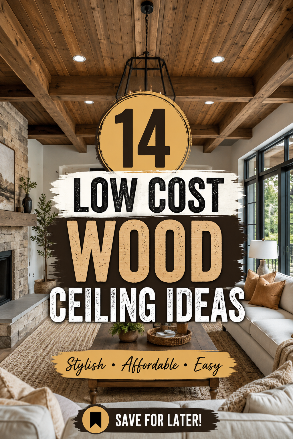 Low Cost Wood Ceiling Ideas