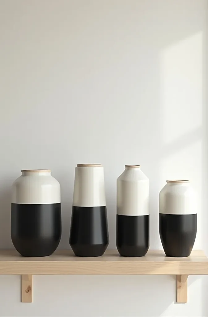 Matte Black Dipped Pot Painting for a High-End Look at Low Cost