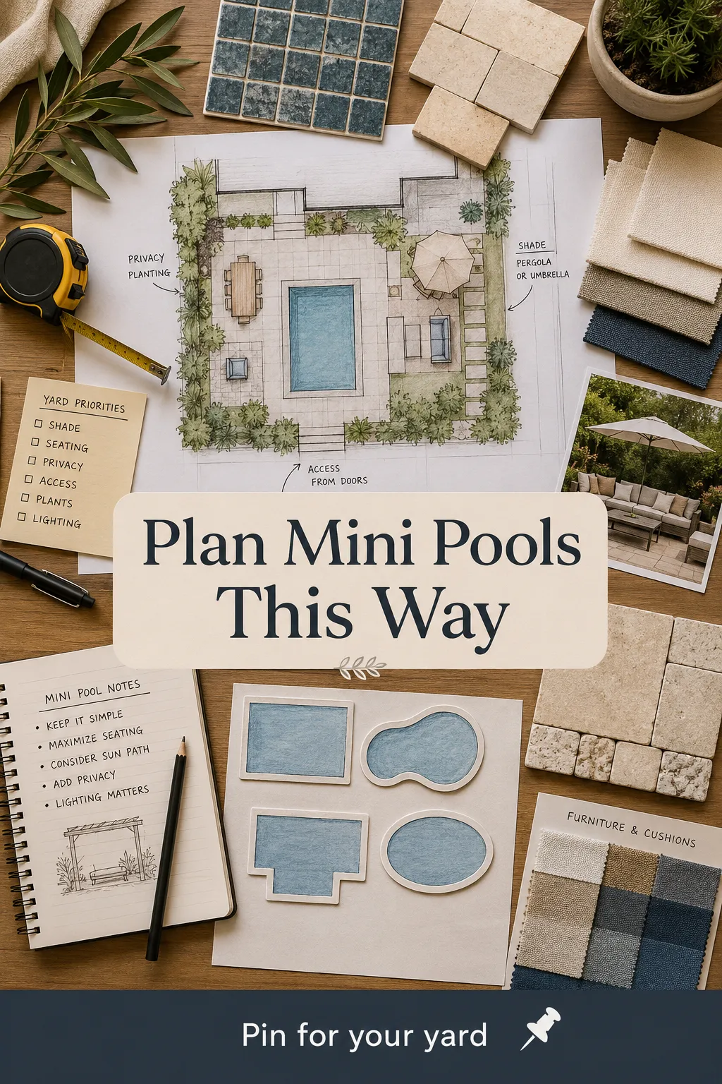 Mini Pools for Small Yards