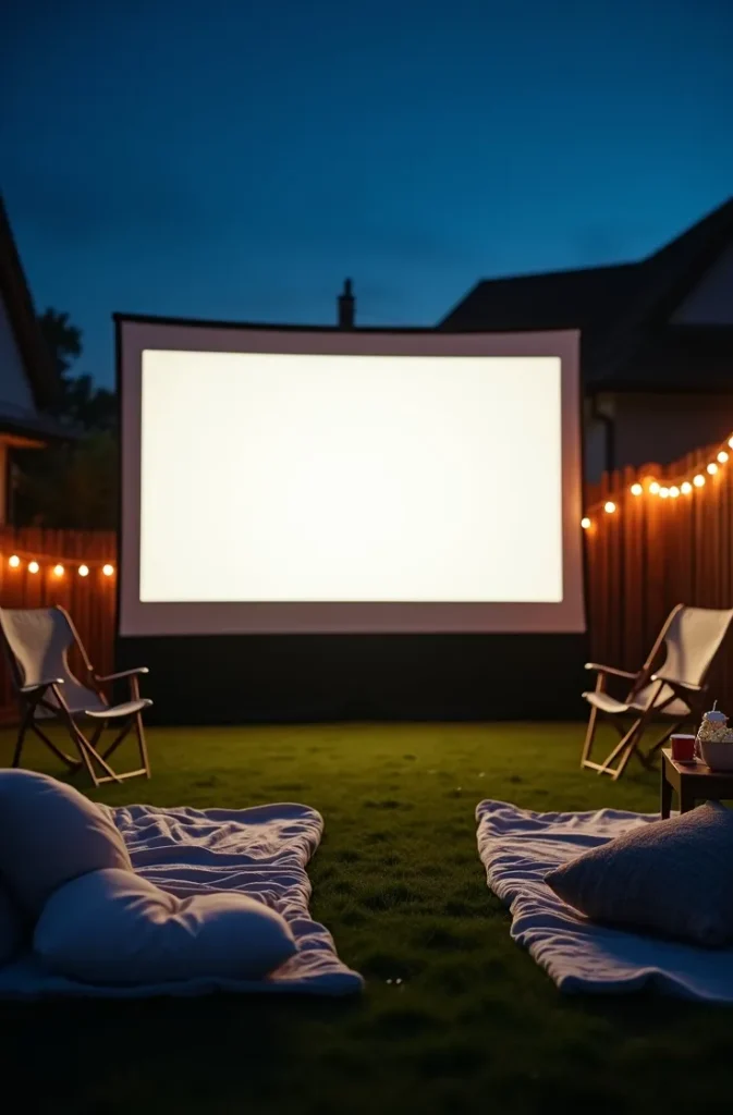 Outdoor Movie Night Setup for a Backyard Summer Party That Actually Works After Dark