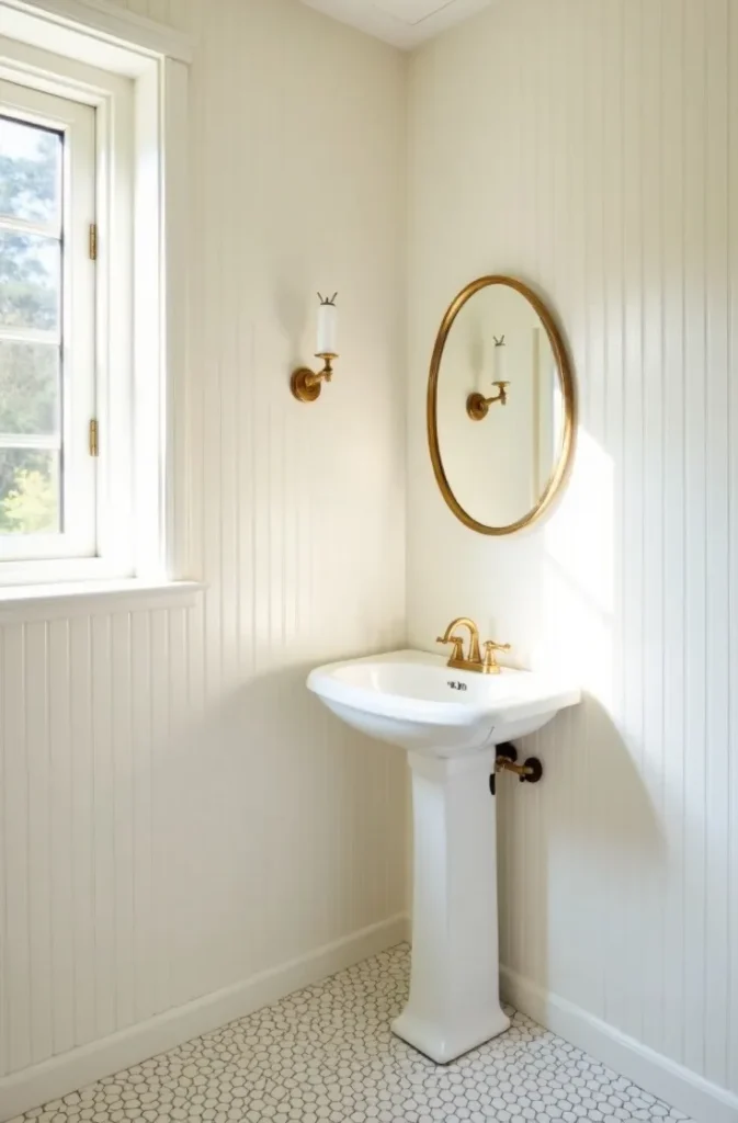 Paint Knotty Pine Walls White to Brighten a Room Without Losing the Texture