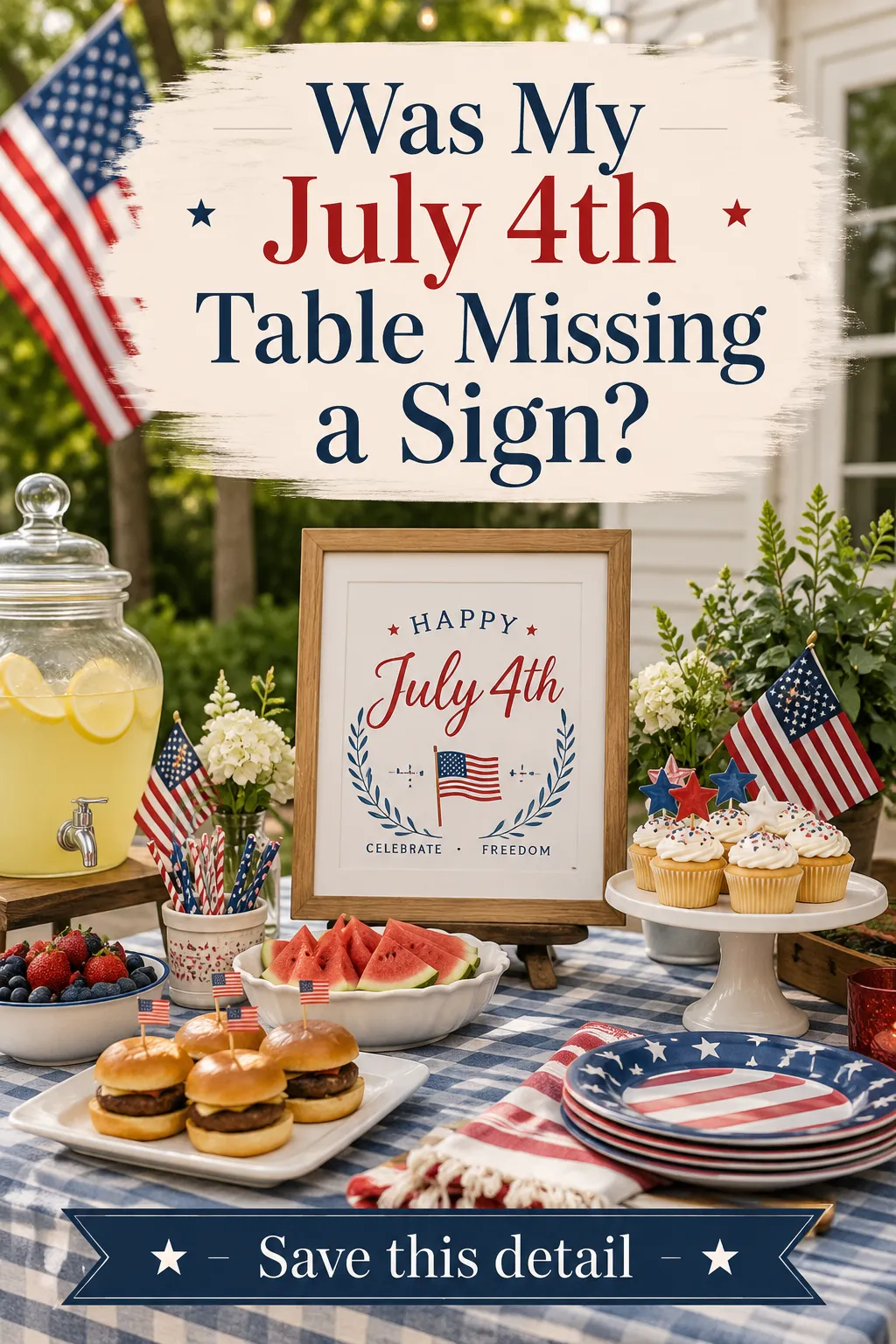 Printable 4th of July Poster