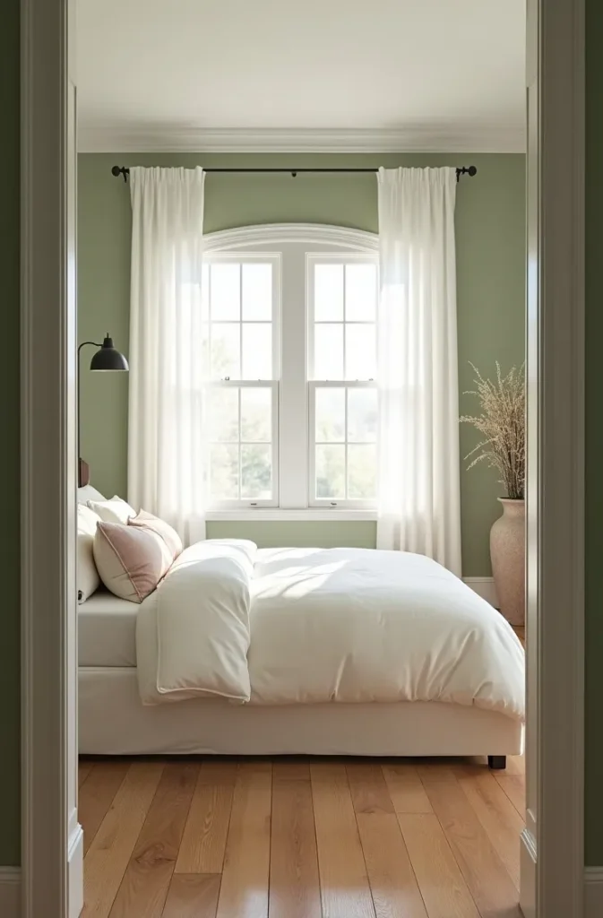 Sage Green With Natural Wood The Combination That Works in Almost Any Bedroom