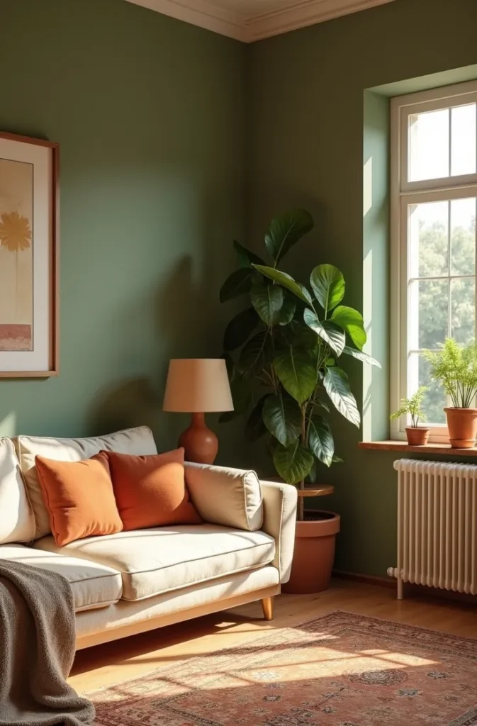 Sage Green and Terracotta Living Room The Earthy Duo That Always Photographs Well