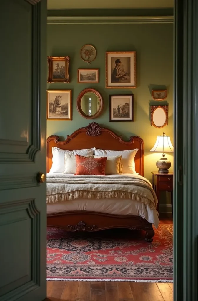 Sage Green in a Maximalist Bedroom How to Use It Without Losing Its Calming Effect