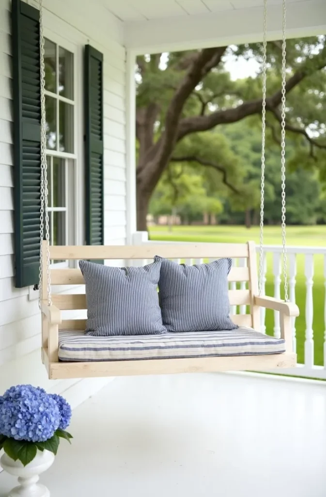 Select a Porch Swing With the Correct Chain Spacing and Ceiling Clearance for Daily Use