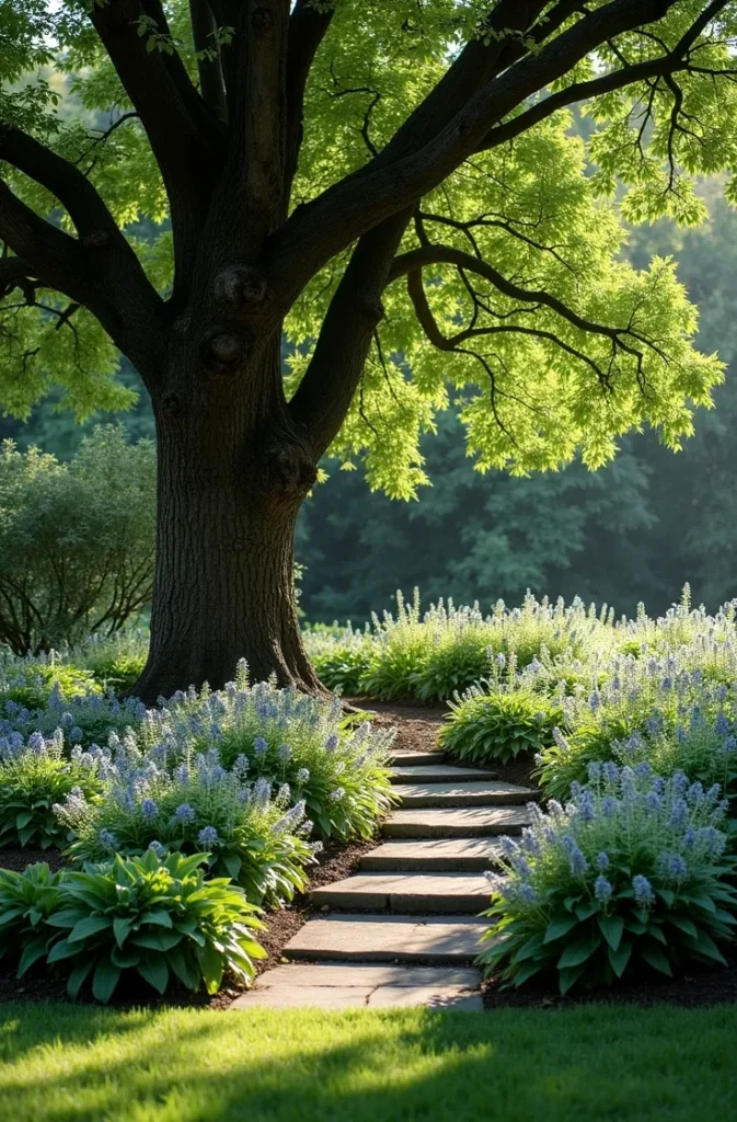 Shade Garden Under Tree Canopy That Turns a Problem Spot Into a Feature