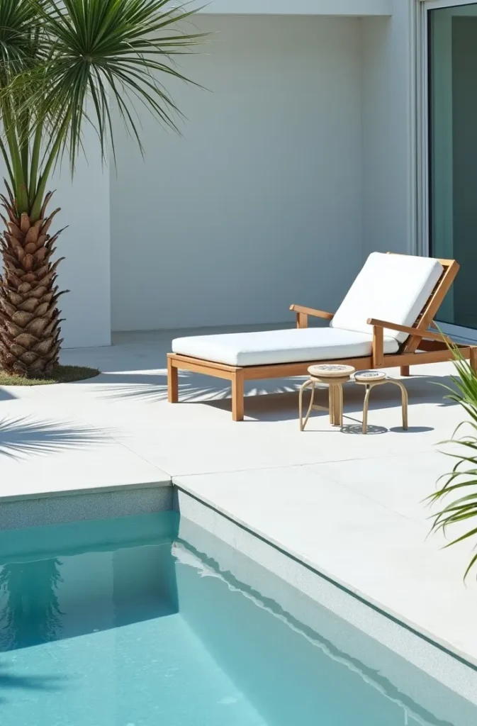 Slate Blue Painted Patio for a Relaxed Coastal Retreat