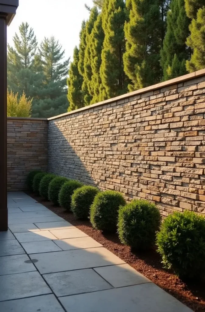 Stacked Stone Veneer Walls for a Timeless Transitional Look