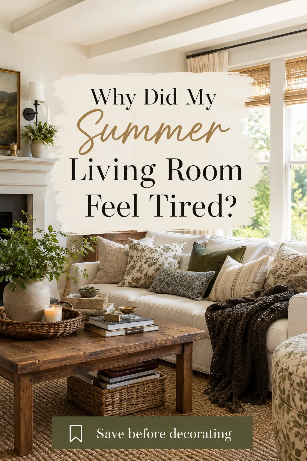 Summer Living Room Refresh Ideas
