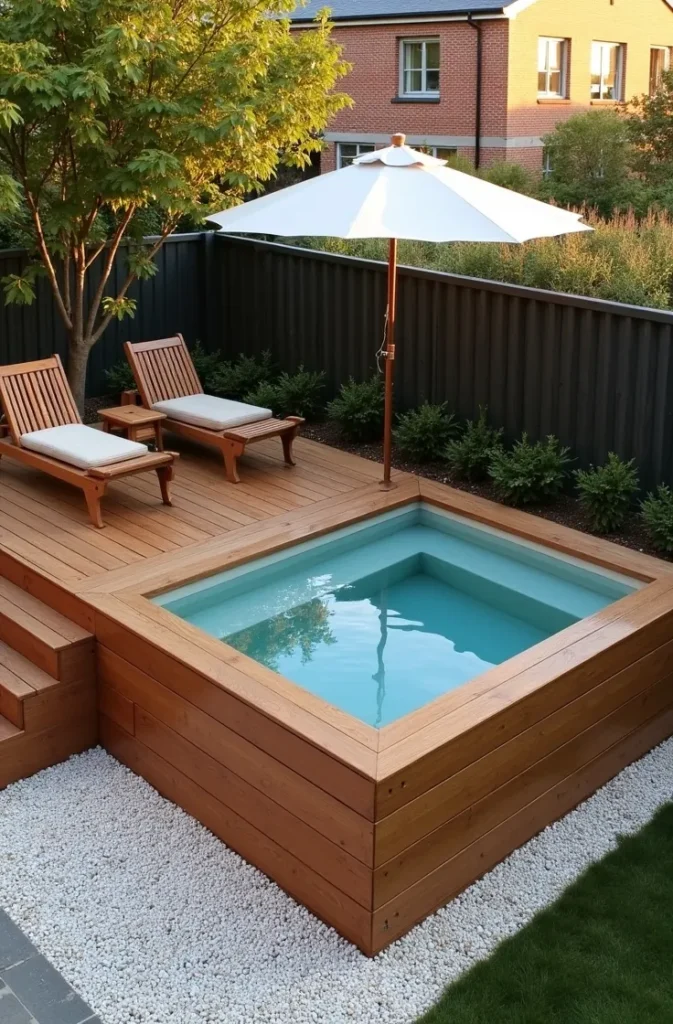 The Above-Ground Cocktail Pool That Installs in a Weekend Without Excavation
