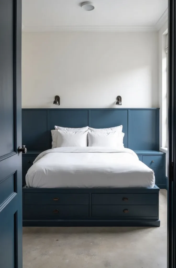 The Built-In Bed Platform With Drawer Base That Eliminates the Need for a Dresser
