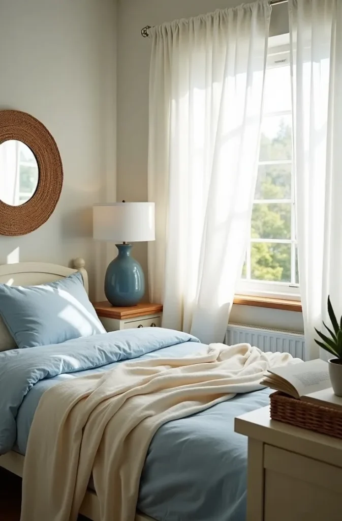 The Coastal Grandmother Dorm Theme That Feels Elevated, Not Kitschy
