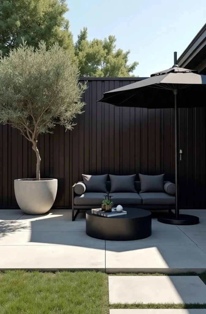 The Concrete-and-Steel Patio Industrial Outdoor Design Done Right