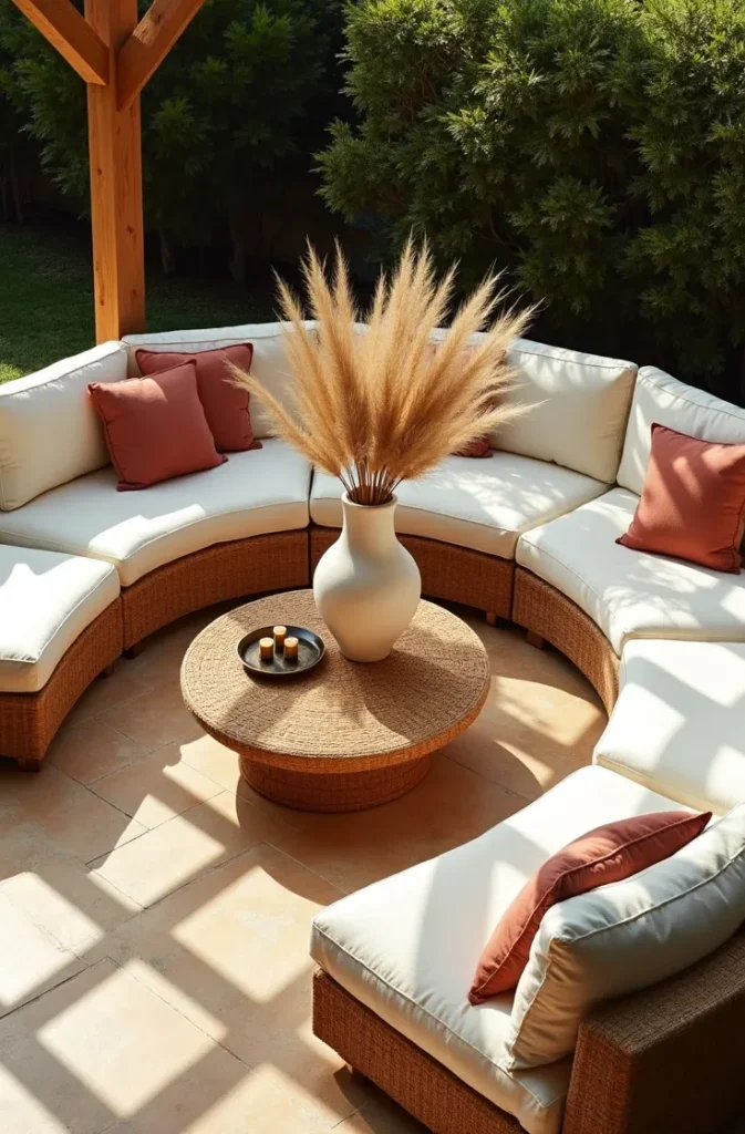 The Curved Outdoor Sofa That Turns a Corner Patio Into a Conversation Destination