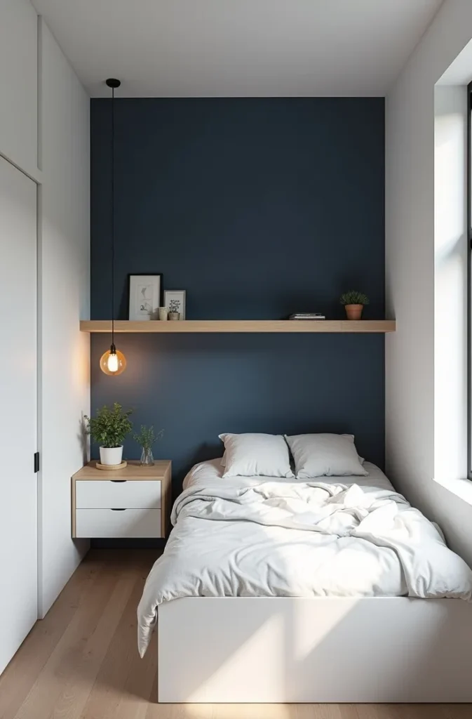 The Dark Accent Wall That Makes a Dorm Room Look Designed
