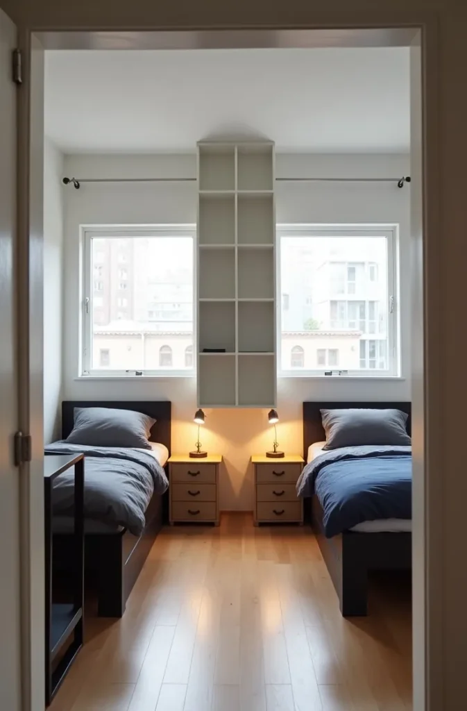 The Dual-Roommate Layout That Gives Each Person a Defined Personal Zone