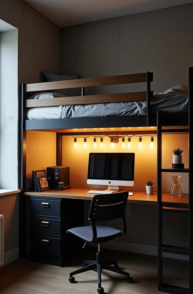 The Elevated Loft Bed Setup That Reclaims Your Floor Space