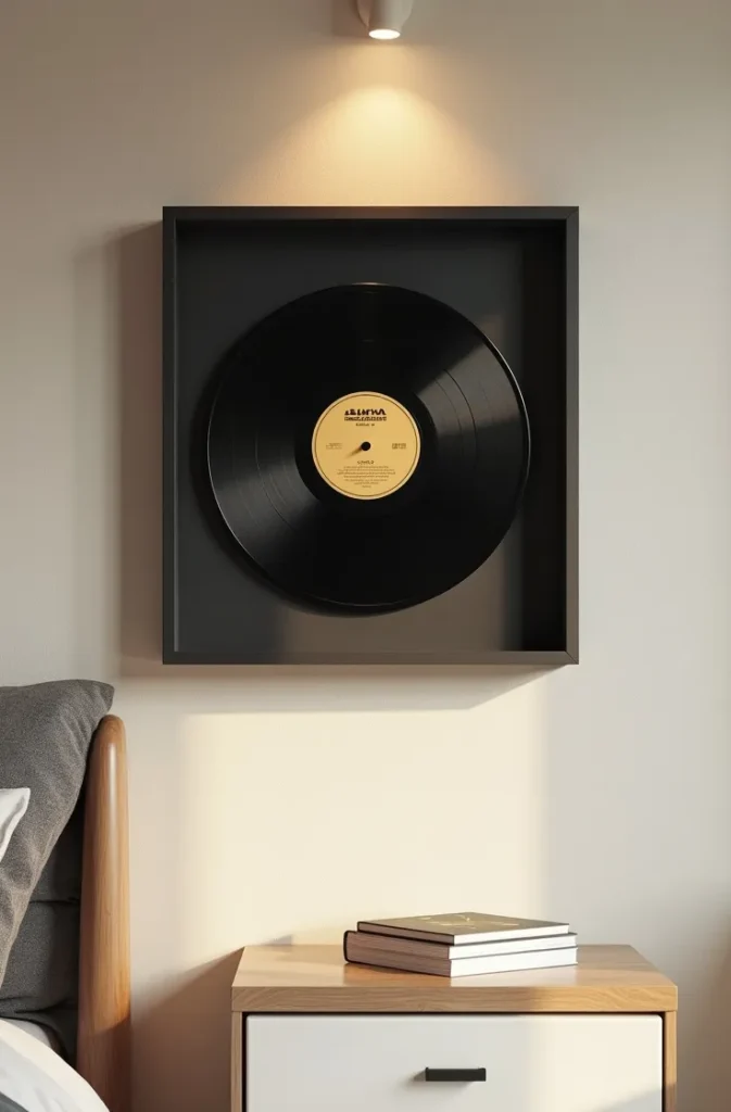 The Frame-Within-a-Frame Turning Records Into Wall Portraits