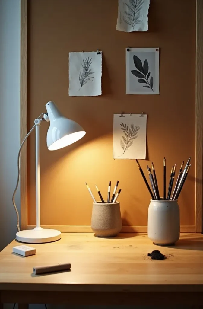 The Gallery-Girl Art Studio Dorm Theme for Women Who Live in Their Sketchbooks