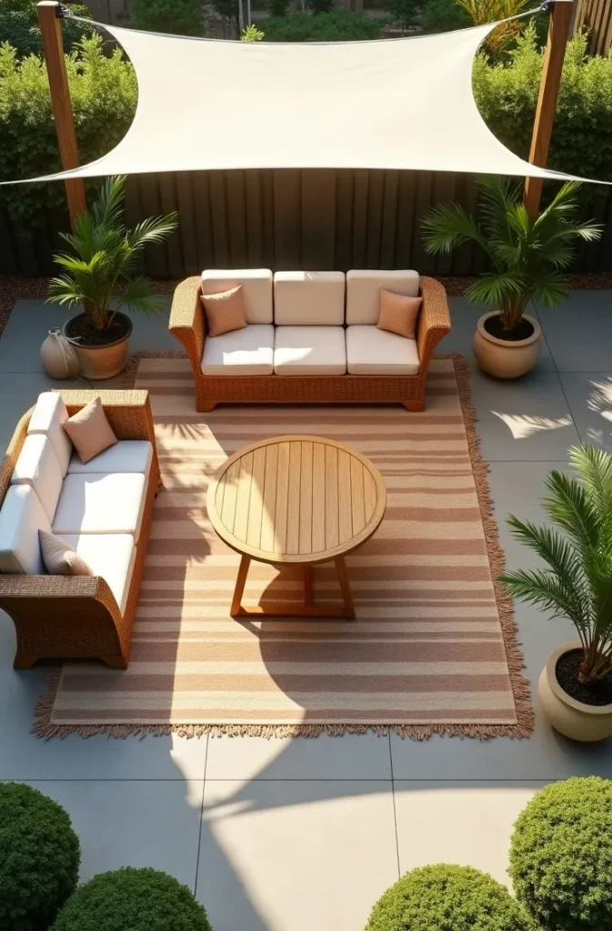 The Layered Outdoor Rug Strategy How Textiles Define Zones Without Walls