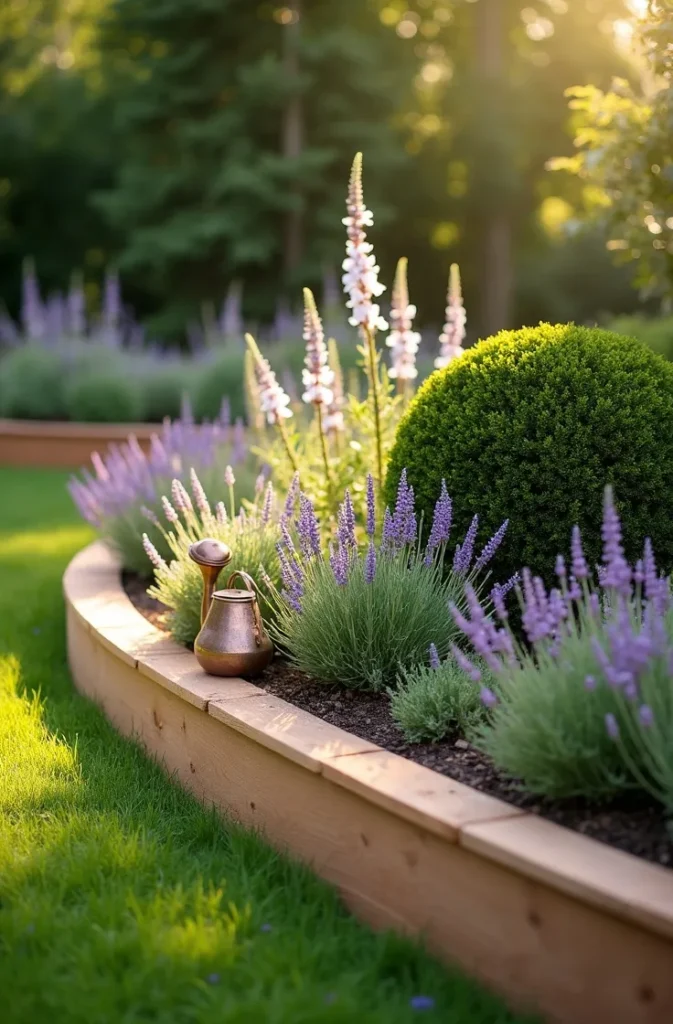 The Low Wood Garden Fence That Frames Beds Like a Painting Frame