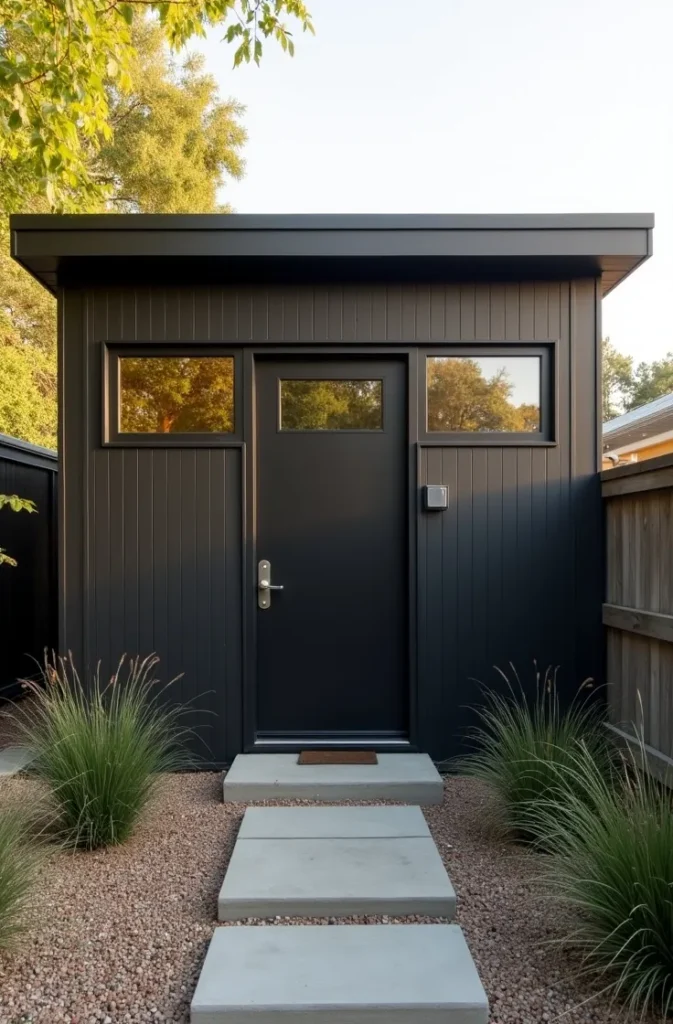 The Modern Flat-Roof Shed Clean Lines That Work in Any Yard