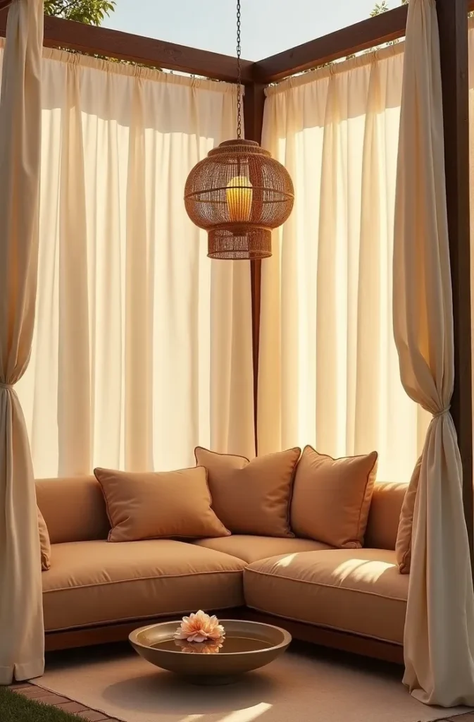 The Outdoor Sofa With a Built-In Canopy