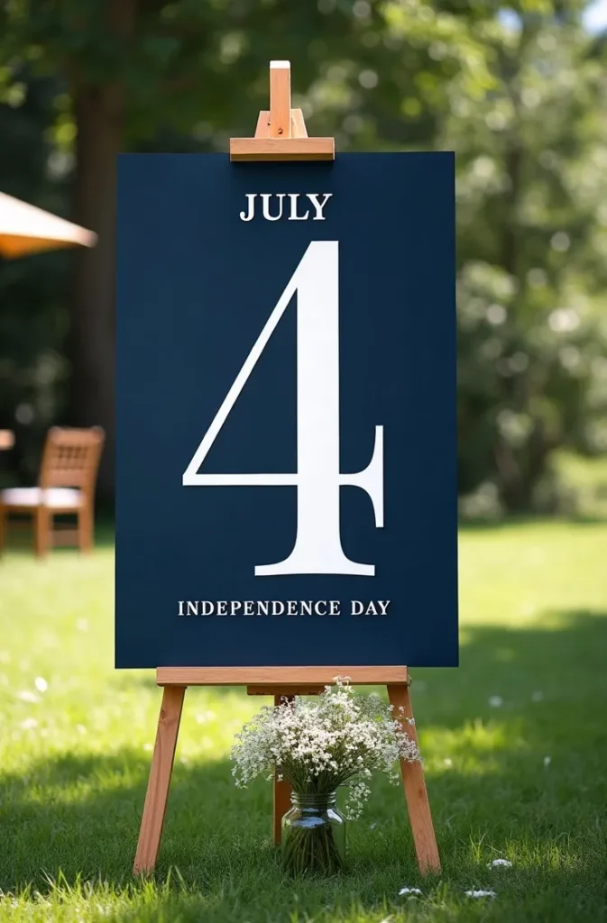 The Oversized Number Poster That Works as Outdoor Party Signage and Still Looks Designed From Ten Feet Away