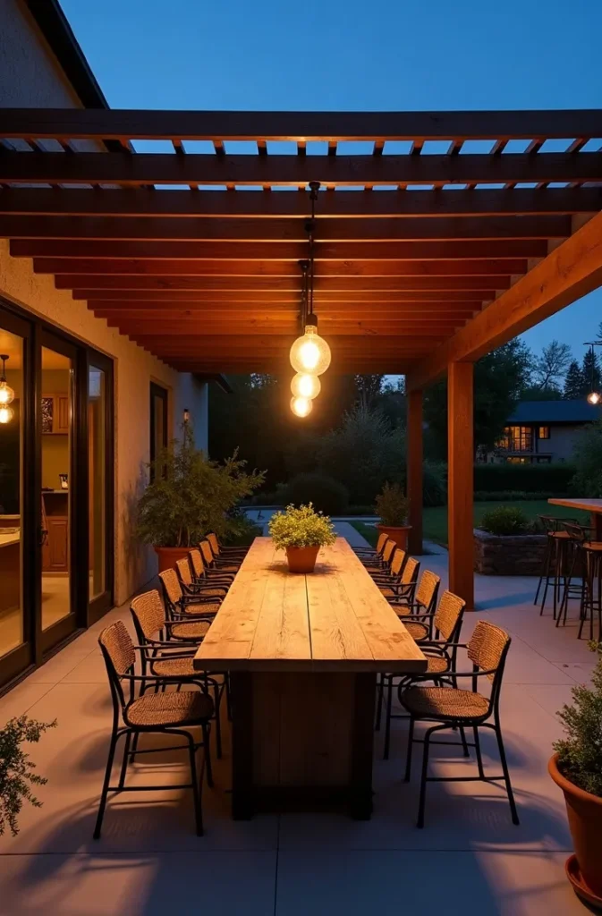 The Pergola Dining Room Turning an Outdoor Table Into a Destination