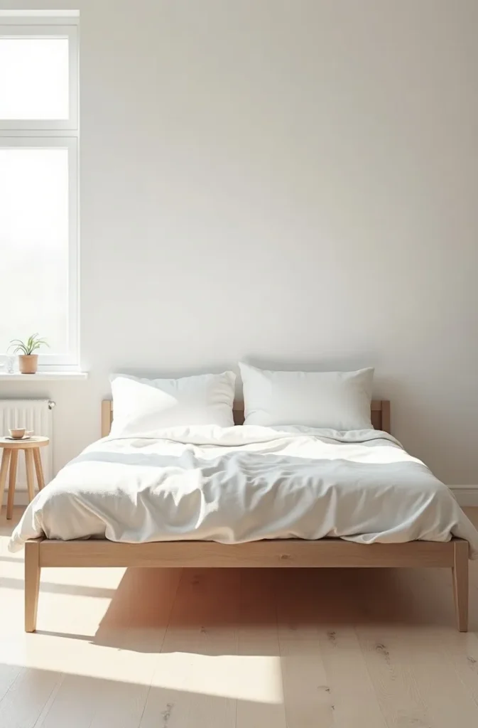 The Platform Bed With Exposed Leg Clearance That Lets Air Circulate Beneath the Mattress