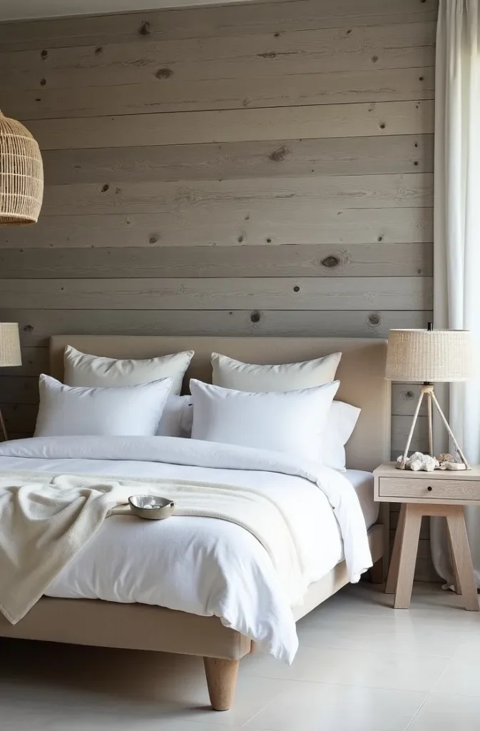 The Reclaimed Wood Feature Wall That References Coastal and Maritime Travel Themes