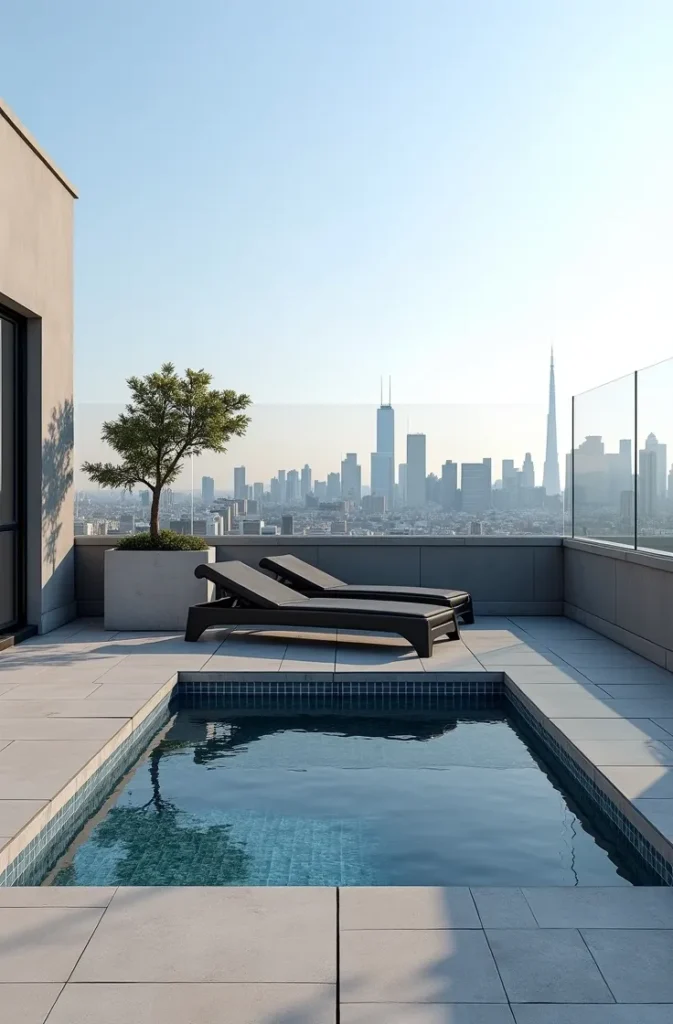 The Rooftop Mini Pool for Urban Homes With No Backyard